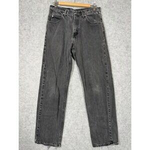Wrangler Jeans Mens 30x30 Faded Black Relaxed 90s Y2K Denim Mexico C9761CB